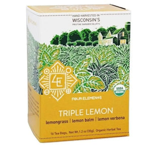 Four Elements Herbal Tea Triple Lemon 16 Tea Bags